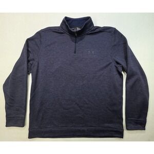 Actual‎ Under Armour Storm Golf Pullover Mens XL Blue 1/4 Zip Sweatshirt Jacket